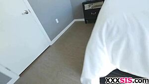 Teaching Petite 18+ Stepsis Demi Lopez to Take Big Cock