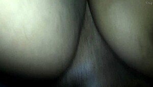 having fun with this ebony slut's pussy