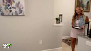 Stepsons accidental boner turns wild in scene 2 of 3