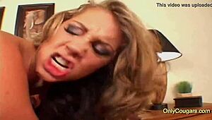 Mysti May says, Take my shaved pussy with that long skinny cock.