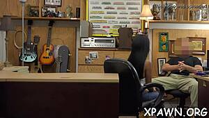 Want to see this slut's shop blowjob?