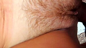 Big Ass Milf Fucks on Public Bench for Creampie