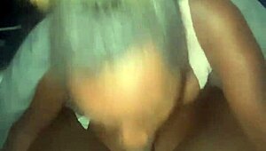 Ebony Babe Rents Airbnb For Monster Cock Blowjob.