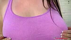 Watch Busty Tessa Lane Take Facial!