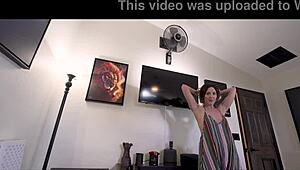 Christmas vacation heats up with sexy stepmom Helena Price
