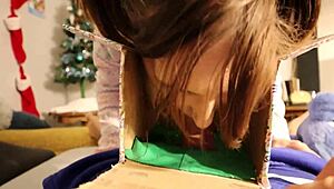 Stepdad Delivers Epic Gift to Stepdaughter with Intense Deepthroat Action