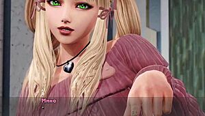 Pale carnations part 6: horny asian girl rides cock with big nipples