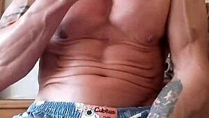 i jerk my big cock to beautiful ejaculation 😈