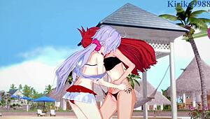 Kanade Am and Chris Yukine Intense Play