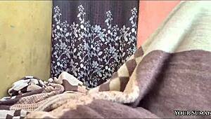 Stepmom Catches Stepson Naked and Swallows Cum