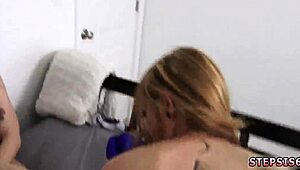 Teen’s Perfect Pussy Gets Intense Creampie In Wild Family Competition