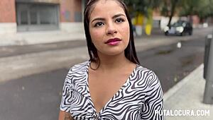 hot latina michy perez caught riding big cock intensely