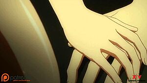 Akeno takes big cock in missionary with big tits!