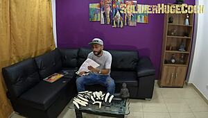 My best friend's latina girlfriend seduces me for bareback riding 😈