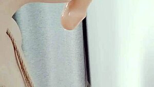 bisexual slave endures rough bondage and vibrator orgasm