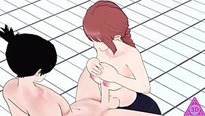 Koikatsu Makima And Aki Hayakawa Engage In Intense Hentai Sex With Blowjobs, Handjobs, And Cumshots!