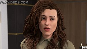 Wife cucks husband for job promotion in wild 3D! 😈
