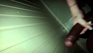 Massaging Big Black Dick Gently