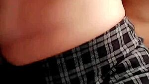 Real students banging a tasty brunette after school in homemade clip!