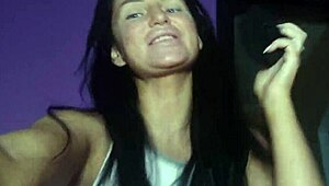 mistress teases old dog slave in bdsm session, giving instructions for cum