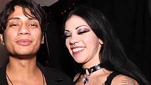 yo, check this out, she’s the real devil, Italian n Cherokee Hexxxica converts Derek forreal