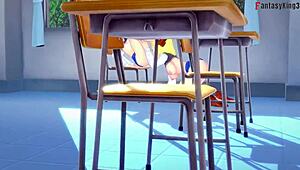 Android 18 And Videl's Passionate Lesbian Encounter