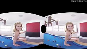 Blonde Harlot Arya Fae Valentine Anal in VR