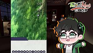 Bodybuilder gets into hardcore gay action in anime-style video