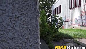 Best Latina Ass Flashed Outdoors for Cash Sex Deal