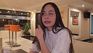 i meet an old friend at a hotel and she invites me to her room