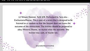 Femdom Gives Jerk Off Instructions With Denial