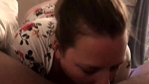 Interracial Sexy Pawg Wife In Dress Sucks Black Cock And Takes Load On Big Tits