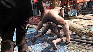 Fallout 4 diamond city public fuck feels so thrilling.