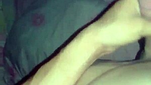 this cute young girl was sucking his cock until he came all over her face