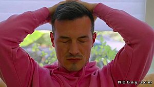 podcaster rims and anal fucks young fan until both cum