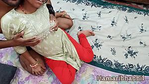 Beautiful indian bhabhi enjoys a traditional family gathering showcasing cultural attire and customs