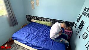 The cuckold, the whore, and the fat brocha indulge in taboo amateur fun with teens and doggystyle