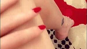 Amateurs play a sexchallenge involving flashing and naughty snaps.