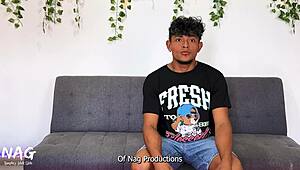 A fan asks to join our video, and we fulfill his rough fantasy with big natural tits skinny slut