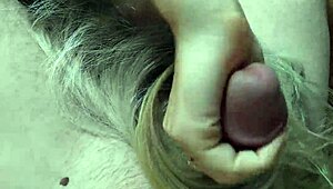 Long blonde hair gets me going, so I cum all over it.