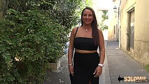 I see Mila and Angelina fucking outdoors with toys