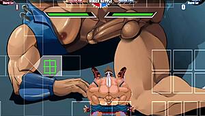 Joe Higashi Fucks Athena Asamiya In Missionary And Doggy With Creampie