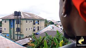 Ebony princess enjoyed her first day having sex with big cock 😍