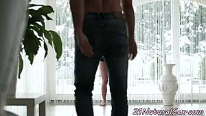 This classy babe is banging in all kinds of poses! 🔥