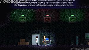 Esta rubia culona se la pasa recibiendo polla monstruosa en Crisis Point Extinction