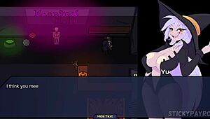 Babe With Silver Hair Enjoys Anime Cosplay At Music Festival