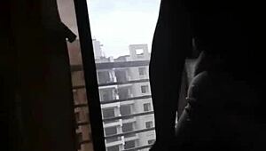 Beautiful Wife with Big Tits Gets Hard Fucked by Delivery Boy