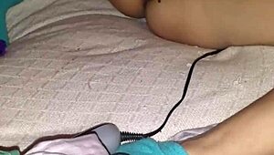 She says, 'this rabbit toy vibrates amazingly on my hairy pussy'