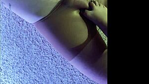 Husband In Wet Pantyhose Gets Footjob