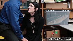 Police threesome with suspect outside.